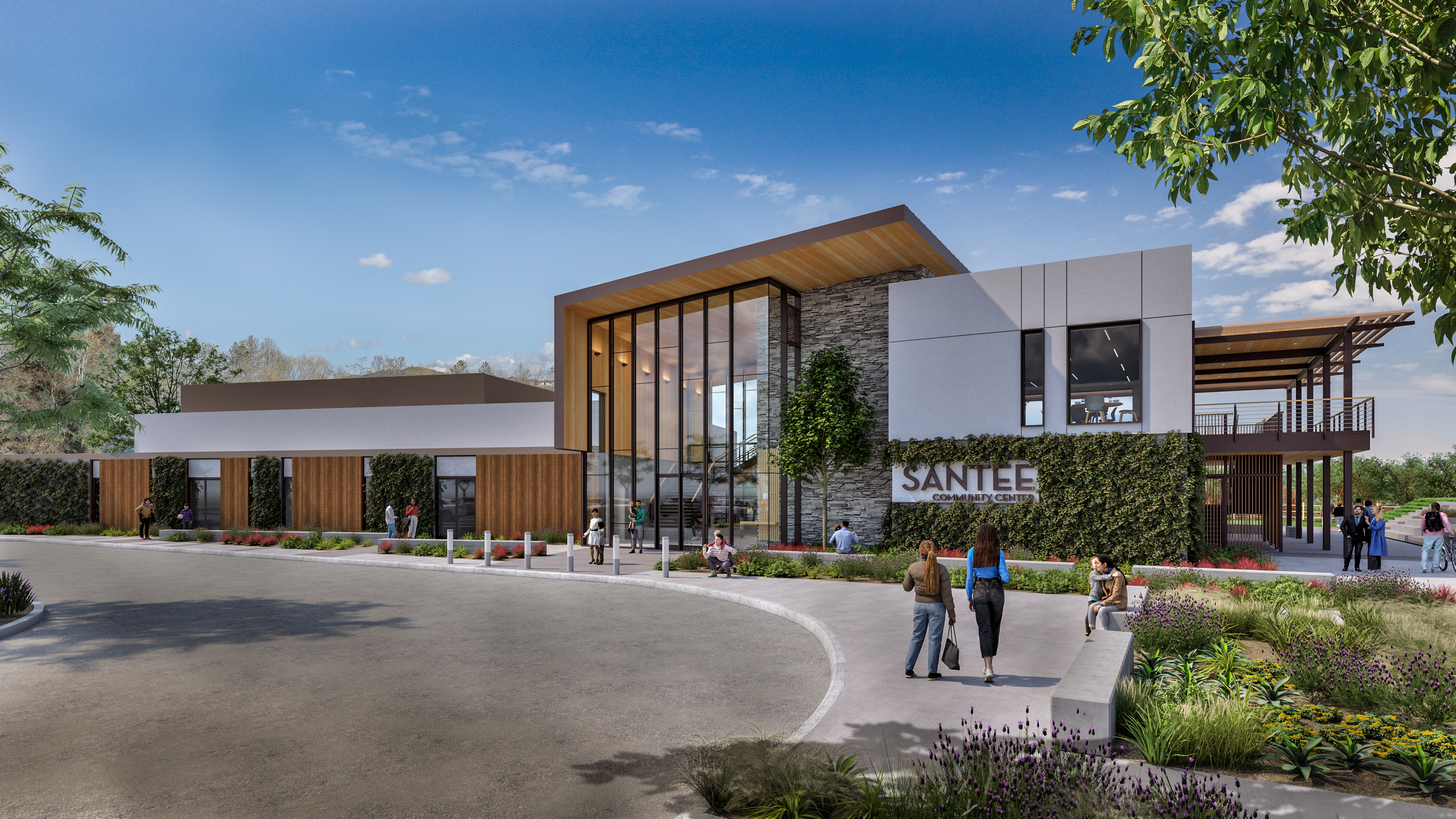 Santee Community Center rendering